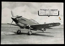 Navy Airplane Original 1940s 5x7 Photo Picture Card Military Plane CURTISS P-40 picture