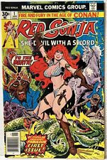 Red Sonja #1 Newsstand Edition Marvel Comics 1977 Frank Thorne Art *VF-NM* picture