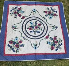 Quilt by Sylvia Petersheim, Rose of Sharon Lily of The Valley Amish Wall Hanging picture