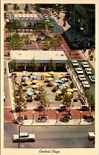 1964 PC: Aerial View of Central Plaza – Canton, Ohio chrome Unposted Postcard picture