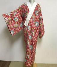Japanese Antique Nagajun Kimono Imperial Palace Doll Asanoha Retro Remake picture