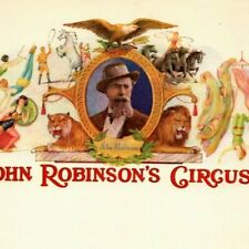 Very Scarce John Robinson's Circus Letterhead c1921-28 - Chicago Arthur Hopper picture