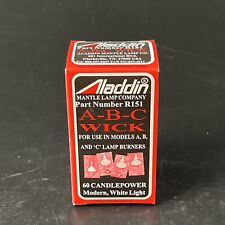 Vtg Aladdin Wick #R151 for Mantle Lamp Burners Models A B C & 21c New Old Stock picture