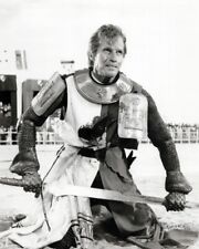 Charlton Heston kneels down holding sword 1961 El Cid 24x30 Poster picture