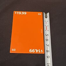 Nintendo DS pricing shelf signage divider kmndscard 8.5” X 5.5” picture