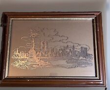 1977 Franklin Mint Sterling Silver New York Skyline Silhouette - William Ressler picture