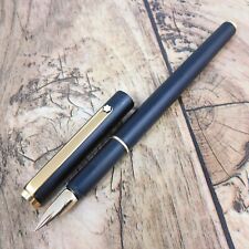 MONTBLANC NOBLESSE BLACK FOUNTAIN PEN VINTAGE GERMANY A227 picture