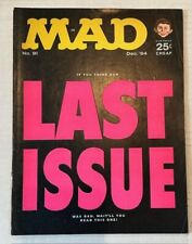 MAD Magazine Dec 1964 No. 91 Last Issue, WAS BAD, WAIT'LL YOU READ THIS ONE picture
