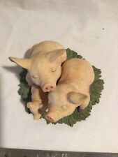 Pigs Figurine by Kissing Kritters Giftcraft Passionate Pigs Num 847656 from 1996 picture