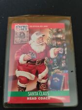 Santa Claus Pro set head Coach card 1990 mint condition picture