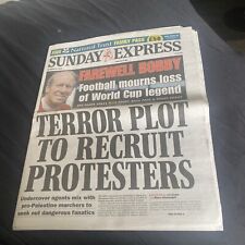 Sunday Express Newspaper October 22 2023 picture