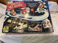 Vintage Mr. Christmas Santa's Ski Slope In Original Box NEW NEVER USED Open Box picture