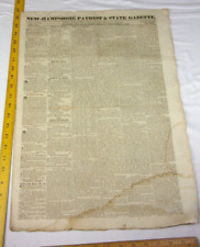 Daniel Webster Andrew Jackson John C Calhoun 1828 New Hampshire Newspaper picture