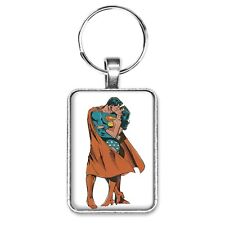Superman Embraces Wonder Woman Key Ring or Necklace Superheroes Kissing Jewelry picture