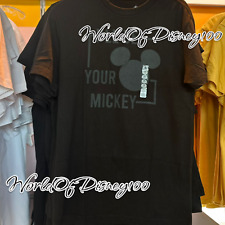 2024 Disney I’ll Be Your Mickey Black Adult Shirt Size S New picture
