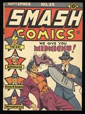 Smash Comics #35 VG- 3.5 Golden Age Superhero 3-D Zone picture