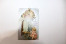 Ca. 1900's Post Card with Cancelled Postage 1907 A Happy New Year Child & Holly picture