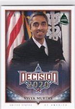 Decision 2020 Capitol Green Foil Vivek Murthy Card #642 Serial #5/5 picture