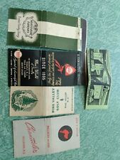 Vintage Matchbook Cover VM4 Collectible circa 1941 lot New Jersey various picture