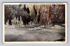 Carlsbad Cavern National Park, King's Palace, Vintage Souvenir Postcard picture