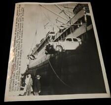 Vintage Press Photo,PORT OF HALIFAX,NOVA SCOTIA,Longshoreman, Ship,1948,AFL,Auto picture