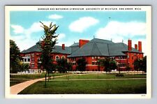 Ann Arbor MI-Michigan, University of Michigan Gymnasium, Vintage Postcard picture
