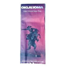 Official 1988 Oklahoma State Highway Travel Road Map picture