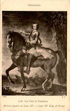 portrait équestre, Louis XV, King of France, J.-B.  Postcard picture