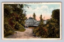 Syracuse NY-New York, Green Houses, Thornden Park, Vintage c1923 Postcard picture