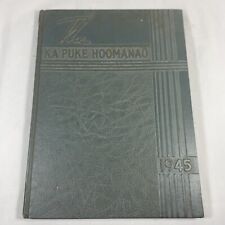 1945 Kaimuki High School Yearbook, Ka PUke Hoomanao, Honlulu HI picture
