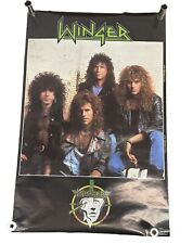 Vintage 1989 WINGER Band Rock Music Poster Funky Kip RARE W1 picture