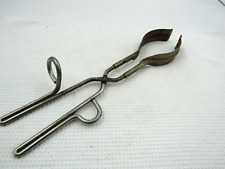 Vintage fisher stainless Steel grilling tongs 13” Rare picture