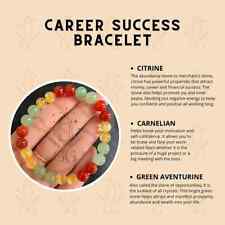 Career Success Bracelet | 8MM Carnelian, Aventurine & Citrine Bracelet picture