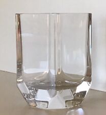 KOSTA BODA ~ Sigurd Persson Design ~ Handmade 7 1/8” Crystal Vase ~ Sweden picture