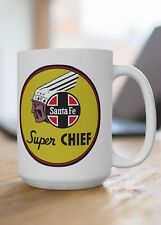 Super Chief Santa Fe Railroad Train Travel Coffee Mug 15oz picture
