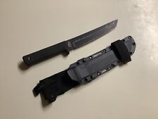Vintage Cold Steel Recon Tanto Japan VG1 Steel Black Fixed Blade Knife Rare picture