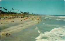 1960'S. BATHING BEACH. OCEANSIDE, CA. POSTCARD. SM10 picture