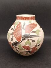 Mata Ortiz Mexican Pottery Carved And Signed By Artist  Pedro Quintana. picture