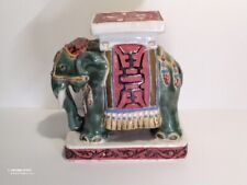 Vintage Ceramic Elephant Statue/ Plant Stand picture