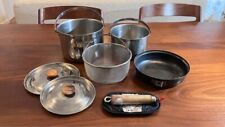 Snow Peak Field Cooker Pro.3×2 pots×2 lids colander pan  handle Set 2405M* picture