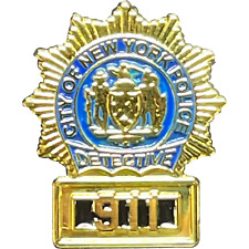 New York City Police Detective 911 Pin BL15-010 ZQ-54A picture