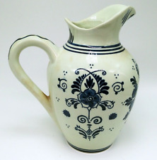Holland Blue Delft Pitcher 28-6903G Hand painted 6 