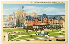 Postcard NJ Postcard Atlantic City New Jersey Marlborough Blenheim Hotel 1943 picture