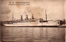 SS Providence Fabre Line Ship Immigrant Transatlantic RPPC Vtg Postcard picture