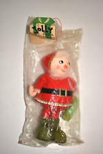 Vintage Jolly Santa Made In Japan NOS Sealed 9 Inch By Calverts picture