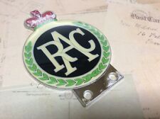 RAC-CAR-BADGE-BAR-BADGE-CHROME-PLATE WITH ENAMEL FINISH picture