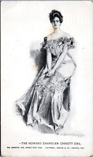 Pretty Lady American Girl Series a/s Howard Chandler Christy- c1901 Postcard picture