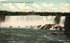 Vintage Postcard American Falls From Canadian Side Spot Niagara Falls New York picture