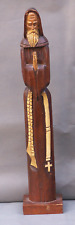 Vintage Tall Wooden Carved 16 1/2