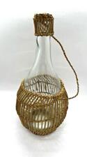 Vintage Glass Bottle With Rattan Antique from japan picture